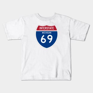 Interstate 69 Michigan Kids T-Shirt